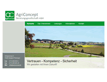 Tablet Screenshot of agriconcept.de